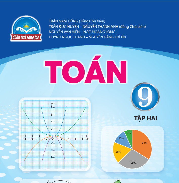 SÁCH GIÁO KHOA TOÁN 9 TẬP 2 CHÂN TRỜI SÁNG TẠO Miễn phí